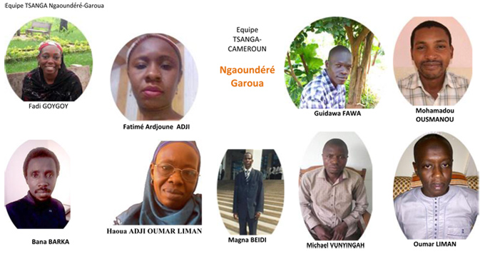 equipe TSANGA-Cameroun-Ngaoundéré-Garoua 